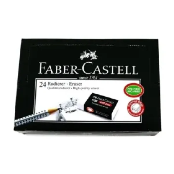 Faber-Castell 7085/24 24'lü Beyaz Orta Boy Silgi