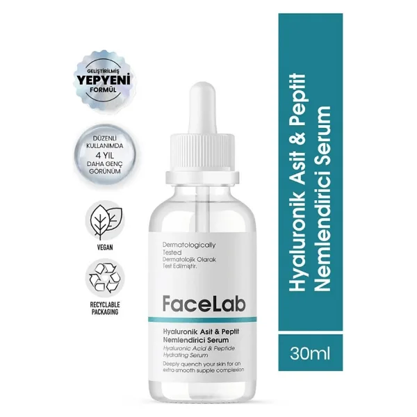 FaceLab Yoğun Nemlendirici Hyalüronik Asit Serum 30 ml