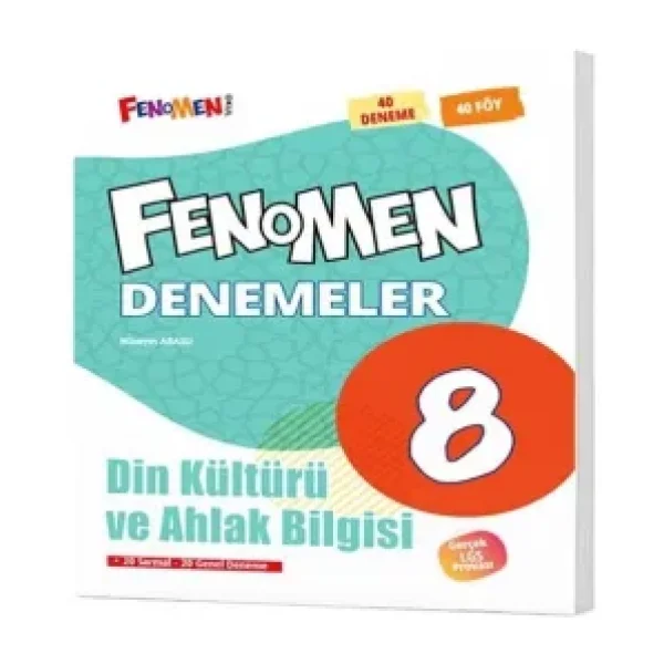 Fenomen Okul Yayınları LGS Din Kültürü ve Ahlak Bilgisi 40 Deneme