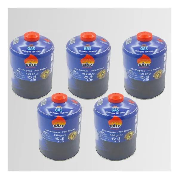 Golf Premium 450 gr 5 Adet Gaz Kartuşu