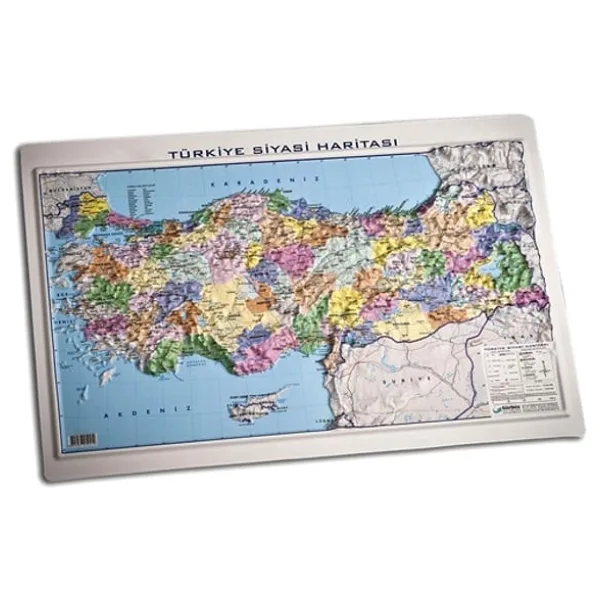 Gurbuz Turkiye Siyasi Haritasi Kabartmali 35X50cm