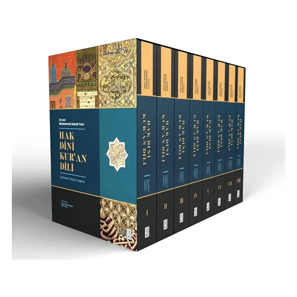 Hak Dini Kur'an Dili (8 Kitap Takım) - Elmalılı Muhammed Hamdi Yazır