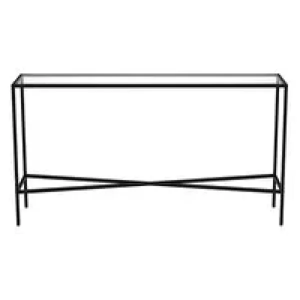 Hitit Dekorasyon Betsy Siyah Metal Dresuar 140x25 Siyah