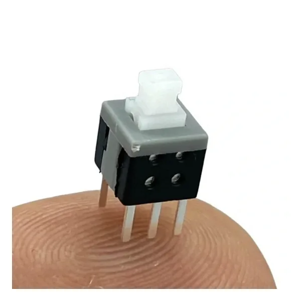 IC-197A 6 Pinli Bacaklı Yaylı Push Buton 6x6mm