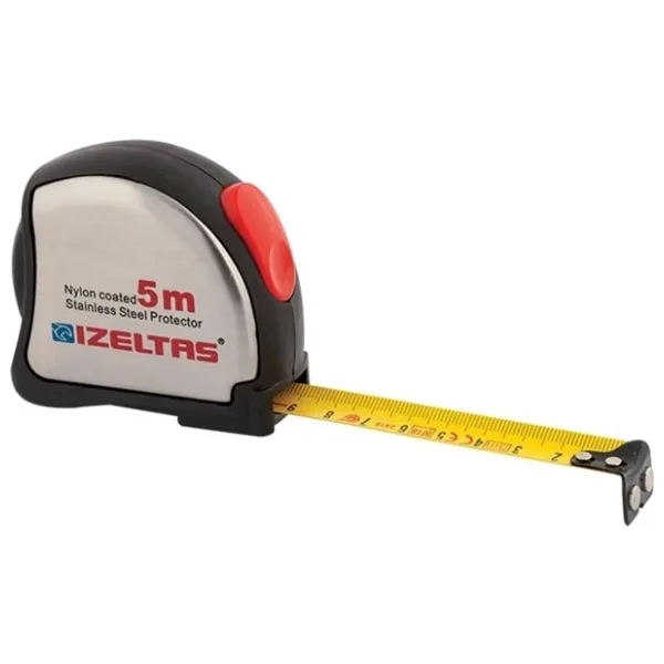 İzeltaş 0588150015 5 m Krom Şerit Metre