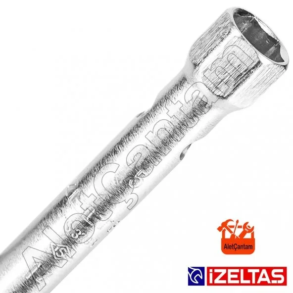İzeltaş İzeltaş Kovan Anahtar Çelik Boru 10x11 Gri