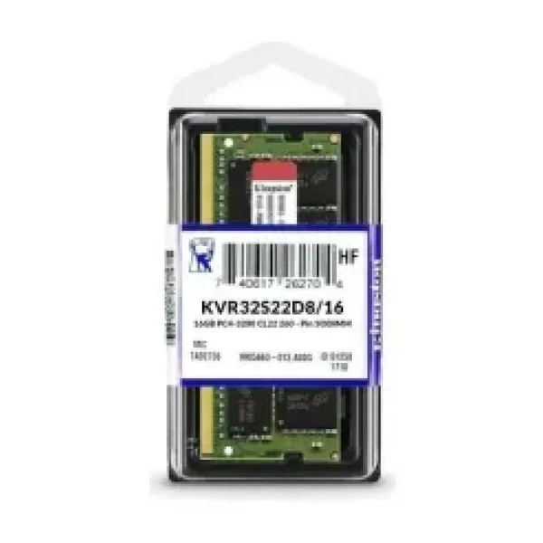 Kingston 16 GB 3200 MHz CL22 KVR32S22D8/16 DDR4 Notebook Ram