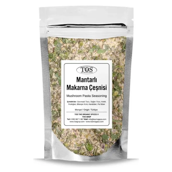 Mantarlı Makarna Çeşnisi 100 gr (1. Kalite)