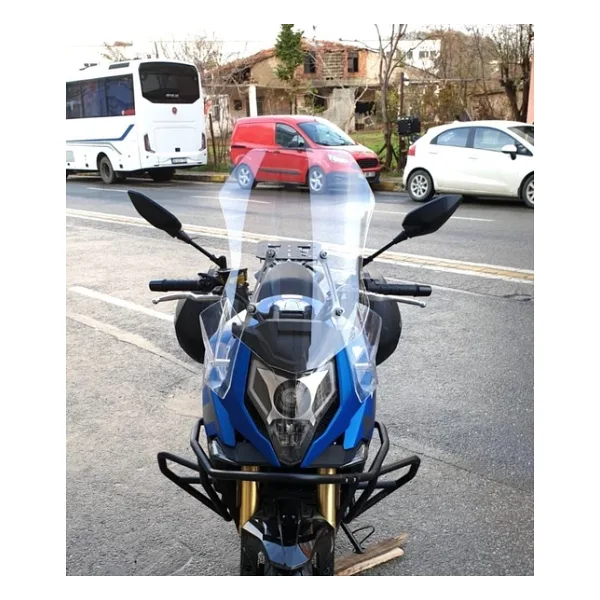 Motocam Cf Moto 650 Mt Ön Cam 2016-2026 Model 56Cm Şeffaf Renkli 4Mm