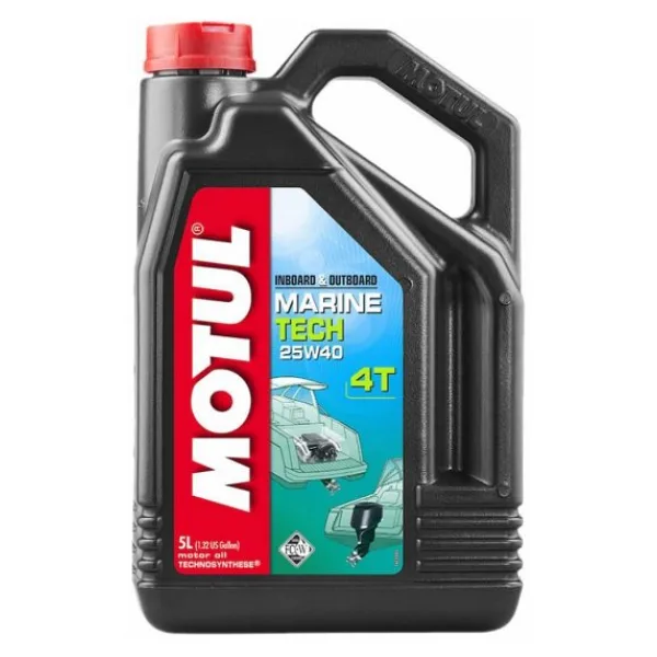Motul Marine Tech 25W-40 4T 5 Lt 4 Zamanlı Tekne Motor Yağı