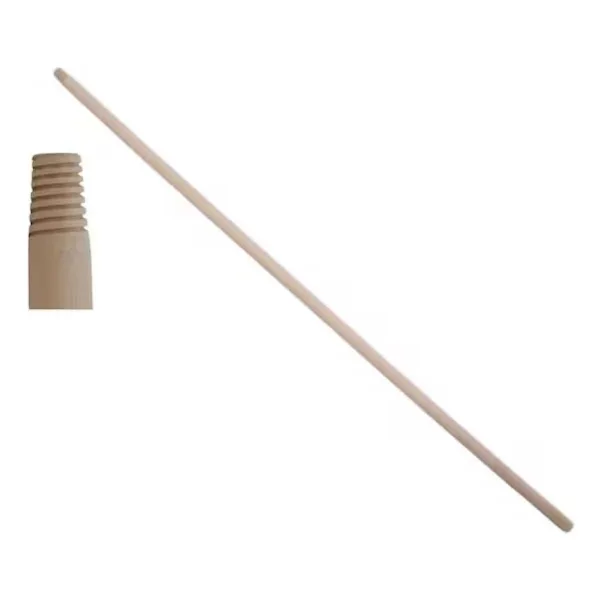 Mulpex Vidalı Ahşap Fırça - Çekpas Sapı 120 Cm.