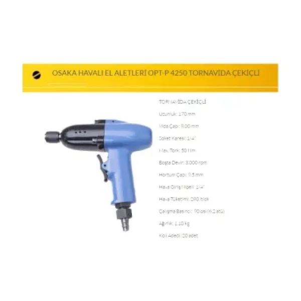 Osaka OPT-P 4250 Havalı Vidalama Makinesi