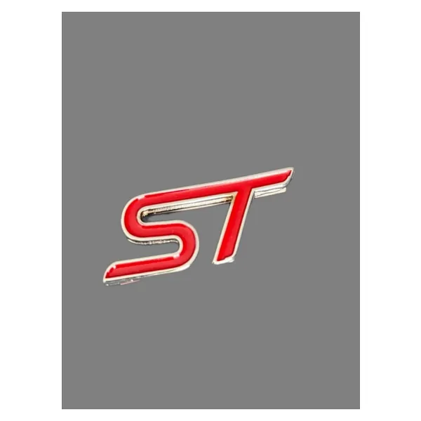 OTO SÜSLEN İSTANBUL ST Metal Arka Bagaj Yazısı 7cm Kırmızı
