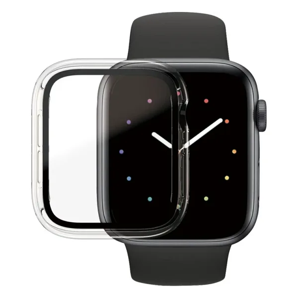 PanzerGlass Apple watch 4 5 6 SE 44mm Şeffaf Full Body Çerçeveli Ekran Koruyucu
