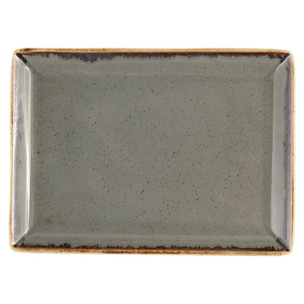 Porland Seasons 27 cm Kahvaltı Tabağı Koyu Gri
