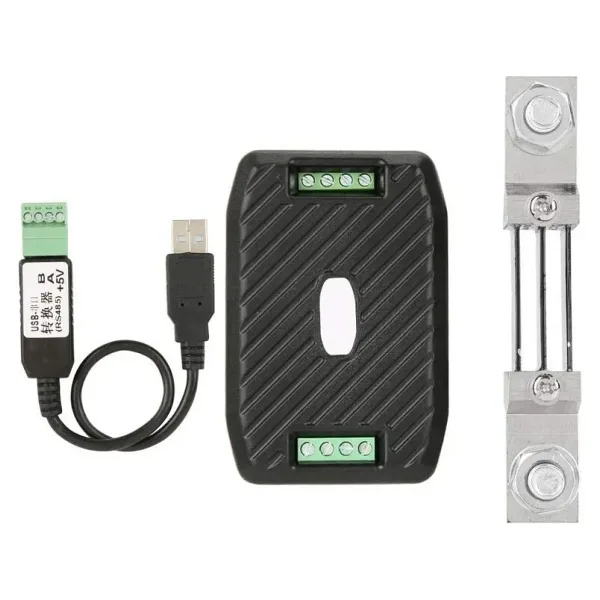 PZEM-017 0-300V 300A DC Güç İletişim Modülü + 300A Şönt + USB-RS485