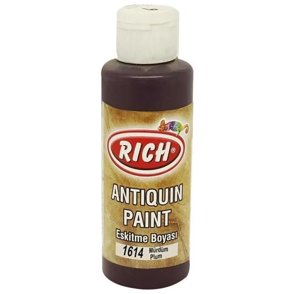 Rich Antiquing Paint Eskitme Ahşap Boyası 120 Cc. 1614 Mürdüm