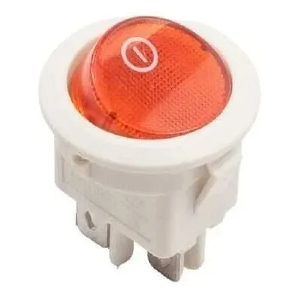 RS601 Yaylı 3-Pin ON-OFF Anahtar - Beyaz