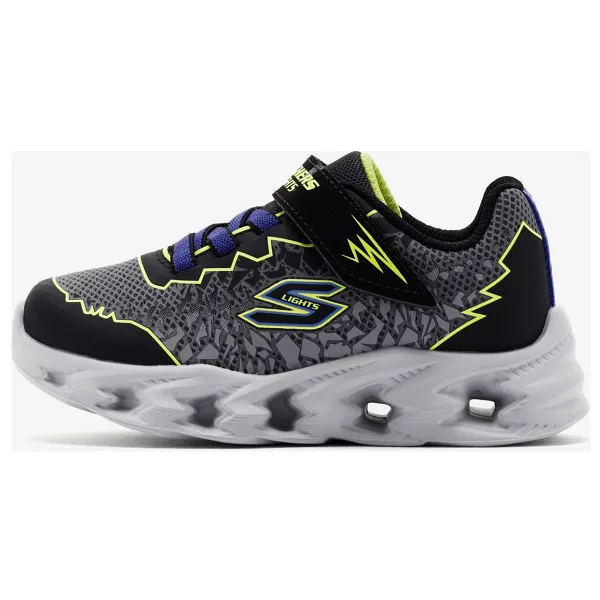 Skechers Vortex 2.0-Zorento 400603N BKYL Gri-Siyah Bebek Spor Ayakkabı
