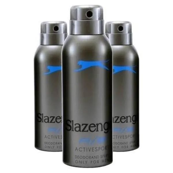 Slazenger Active Sport Mavi 150 ml 3 Adet Erkek Deodorant