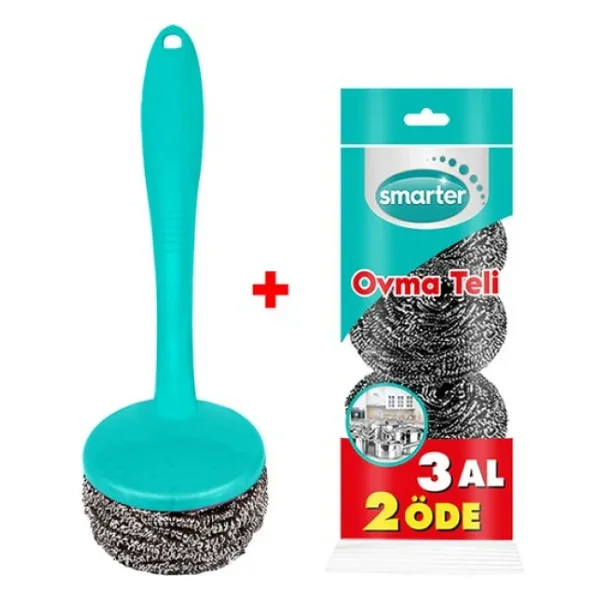 Smarter Saplı Ovma Teli + Ovma Teli 3LÜ