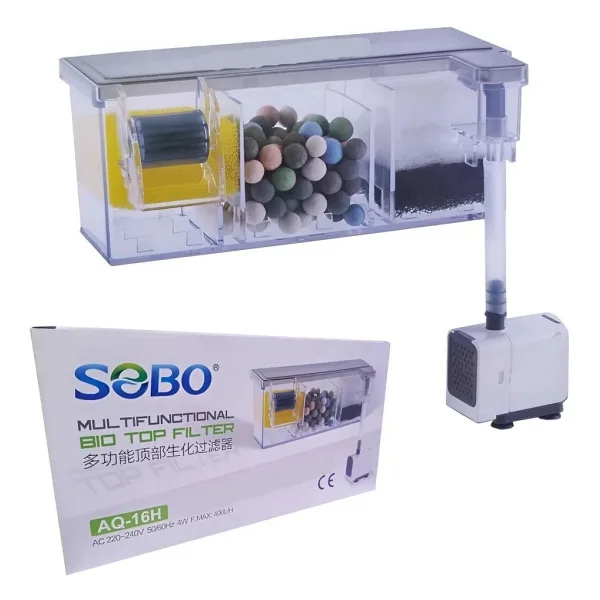 Sobo AQ-16H 400 lt/h Bio Tepe Filtre