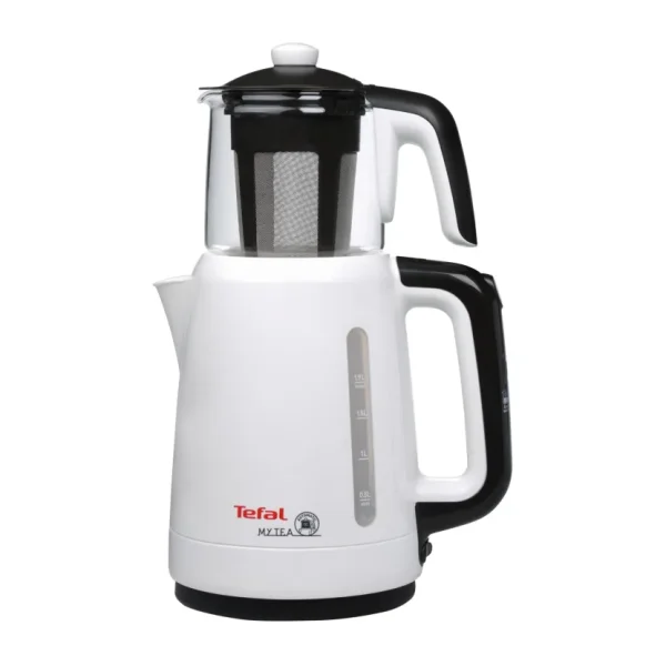 Tefal My Tea Beyaz 1500 W Cam Demlikli Çay Makinesi
