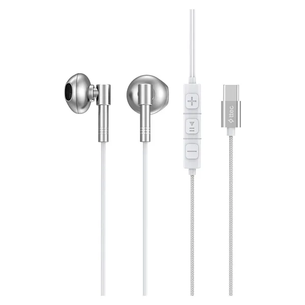 Ttec Rio Fit Style 2KMM20B Beyaz Type-C Kablolu Kulak İçi Kulaklık