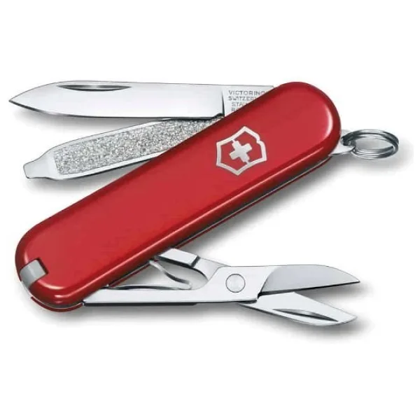 Victorinox Classic SD 0.6223.G Kırmızı 7 Fonksiyonlu Çok Amaçlı Çakı