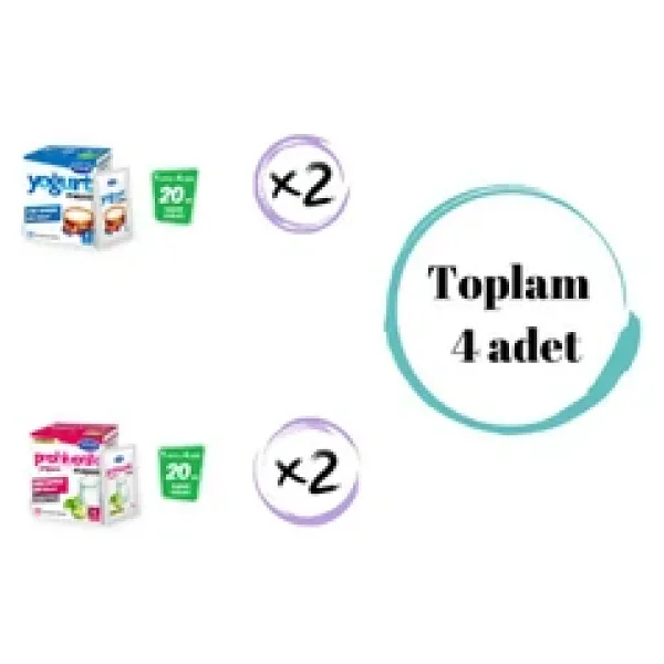 Vivo Yoğurt Mayası + Probiyotik Yoğurt Mayası (Toplamda 4 Adet)