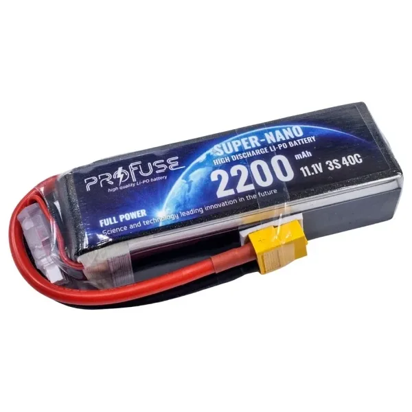 11.1V 3S 2200mAh 40C Lipo Batarya