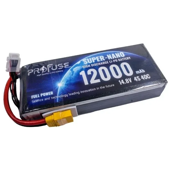14.8V 4S 12000mAh 40C Lipo Batarya