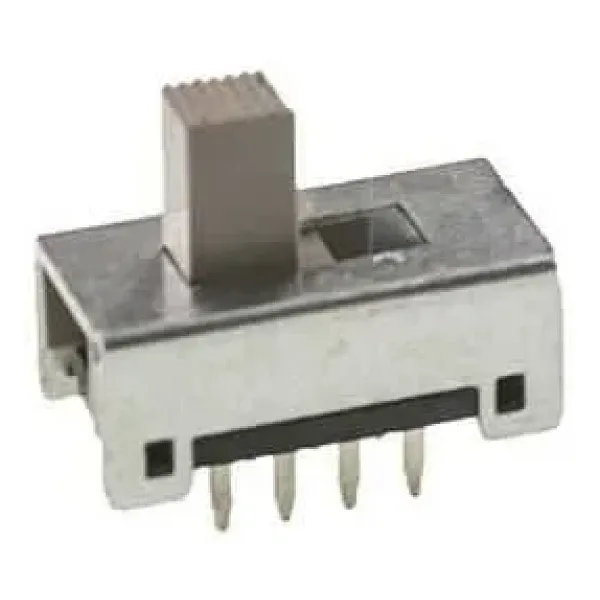 3 Konumlu 8-Pin Sürgülü Switch - Gri
