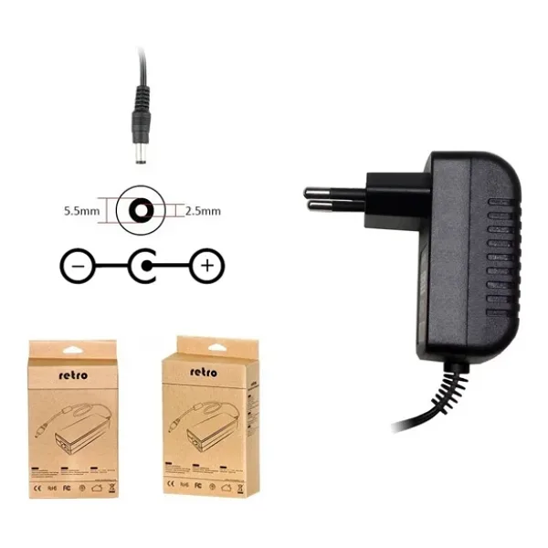 Arcelik Supurge 15V-23V 370Ma-500Ma (0.37A-0.5A) Adaptor - Sarj Aleti Retro