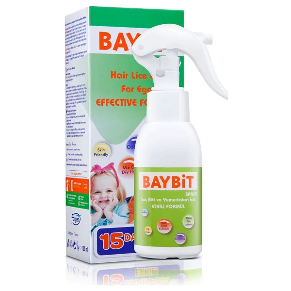 Baybit Saç Biti ve Yumurtaları İçin Sprey