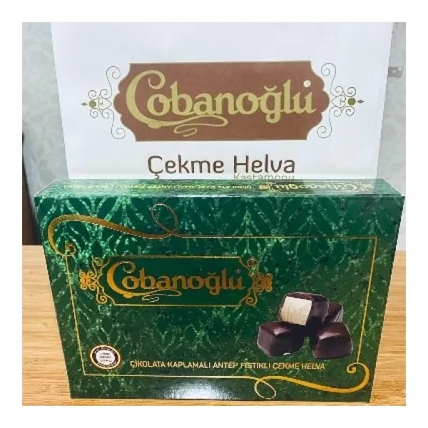 Çobanoğlu Çikolata Kaplı Çekme Helva - 1 Adet