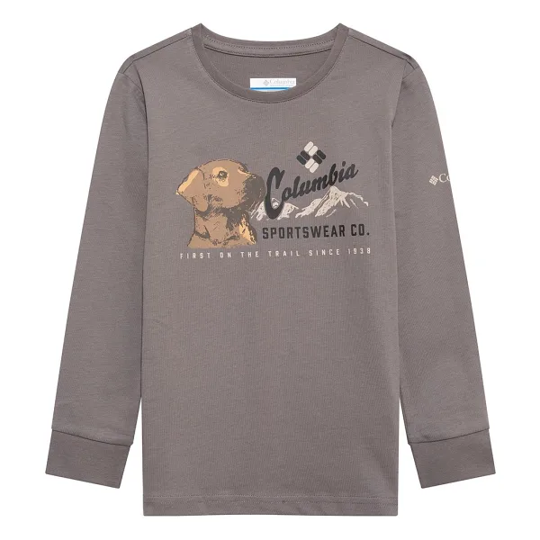 Columbia CSC Trailhound CS0463 Uzun Kollu Bisiklet Yaka Çocuk Tişört