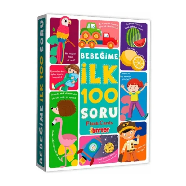DIYTOY Bebeğime Ilk 100 Soru (2 Adet)