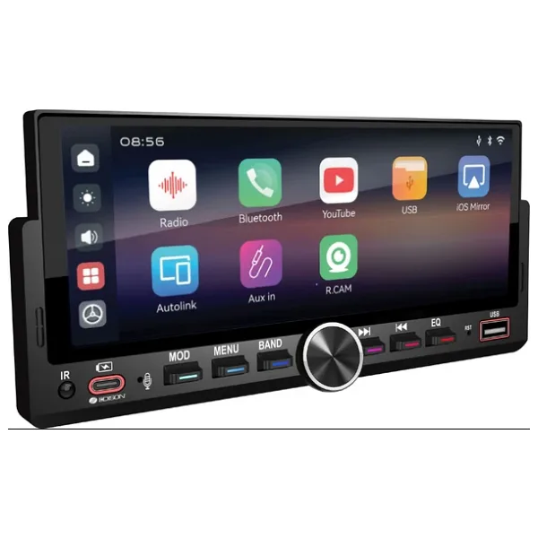 Edison Ed 680Ca 6.86 İnç Kablosuz Multimedya Tek Din Kasa Carplay Android Auto Dsp Usb Sd Bt Radyo