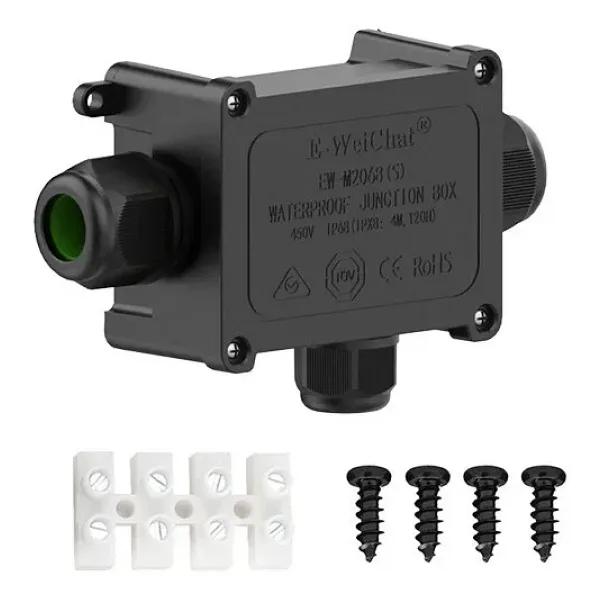 EW-M2068S-3T 3-Yollu Su Geçirmez Kablo Bağlantı Kutusu