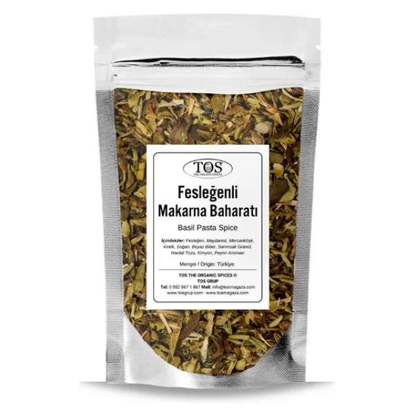Fesleğenli Makarna Baharatı 100 gr (1. Kalite)