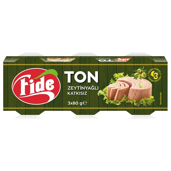 Fide Zeytinyağlı Ton Balığı 3x80 gr