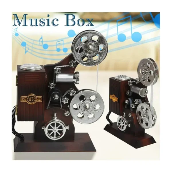 Film Makinesi Tasarımlı Müzik Kutusu