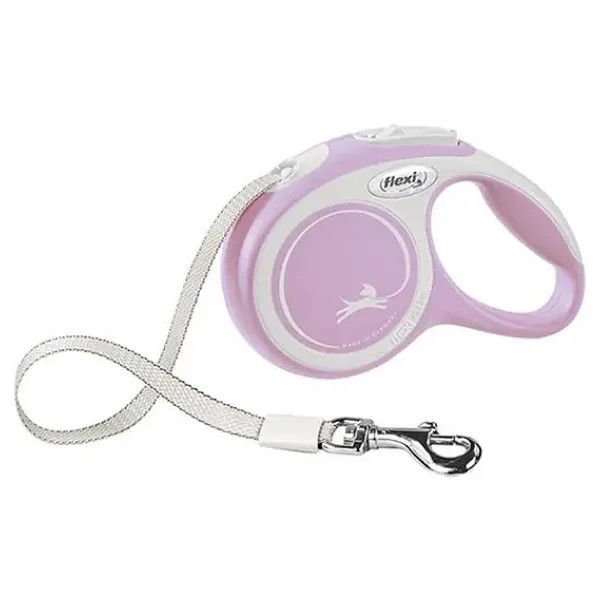 Flexi New Comfort 5 m Şerit Medium Lila Otomatik Köpek Tasması