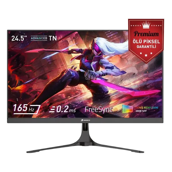 GameBooster GB-2516FF 24.5" 0.2 ms Full HD 165 Hz Oyuncu Monitörü