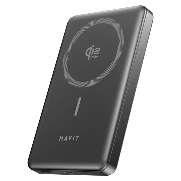 Havit PB5203 Siyah 10000 mAh Hızlı Şarj Kablosuz Powerbank