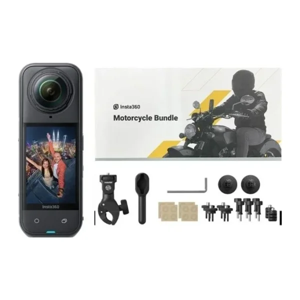 Insta360 X5 Aksiyon Kamerası - Motosiklet Kiti