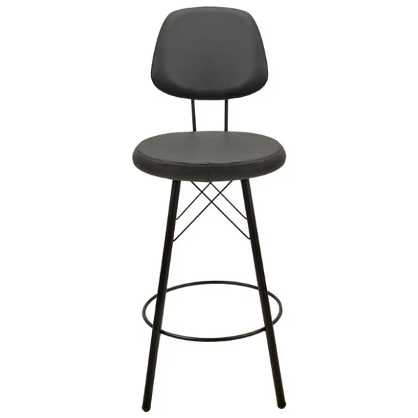 Just Home Soho Metal Bar Taburesi - Siyah - 102,5x38x38 cm