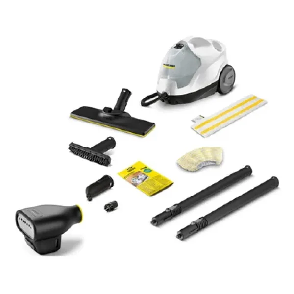 Karcher 4 serisi Easyfix Beyaz Buharlı Foşur Foşur Temizlik Makinesi Ekstralı Ütü Başlıklı