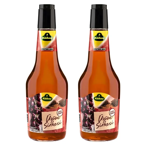 Kühne Üzüm Sirkesi 500 Ml Cam X 2 Adet